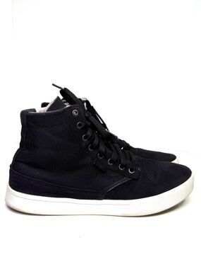 Etnies Men’s Jameson HT Ryan Ley Black Canvas High Top Skate Shoes Size 10
